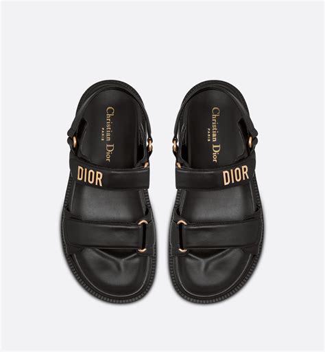 black sandals dior|christian Dior sandal price.